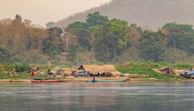 Luang Prabang Pak Ou River and Boats